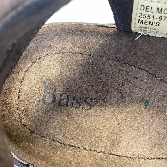Bass 9M‎ Brown Leather,2551-972 Fisherman Sandals Summer Chunky 90s Y2K - Picture 3 of 14